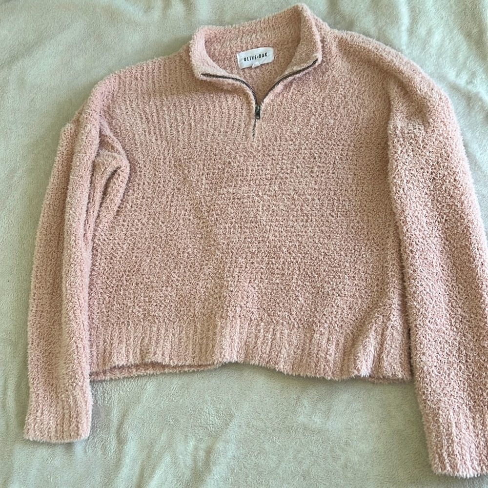 Fuzzy Pink pullover